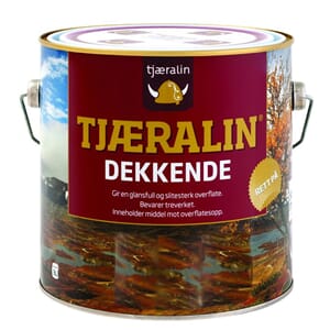 Tjæralin Dekkende Hvit/A-Base 0,9 L