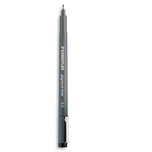 Staedtler Pigmentliner  0,05 sort 308 005 pigmentert blekk