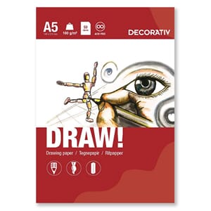 Blokk Figura DRAW A5 160gr. 50ark