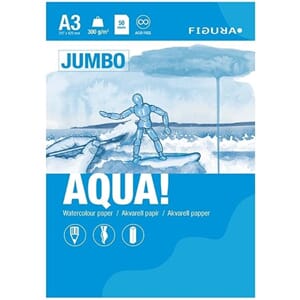 Figura AQUA blokk A3 JUMBO 300g. 50ark