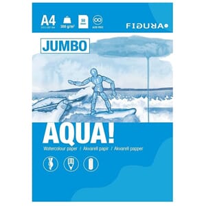 Figura AQUA blokk A4 JUMBO 300g. 50ark