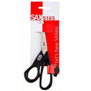 Saks Universal saks 21,5cm, sort. Sax 5215 Solid og god kont