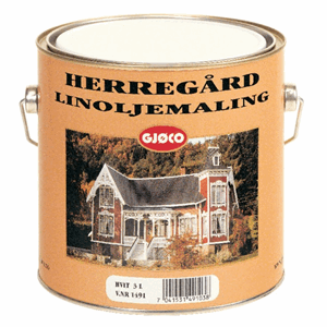 Gjøco Linoljemaling Hvit 2,7Ltr