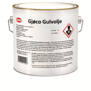 Gjøco Gulvolje Lys Gylden 3Ltr