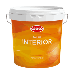 Gjøco Interiør 02 Hvit 2,7Ltr