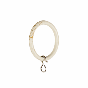 Ring Hvit/Gull Ø28Mm Ø28Mm