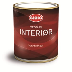 Gjøco Interiør 10 Hvit 0,68Ltr
