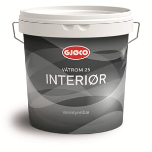Gjøco Interiør 25 Hvit 0,68Ltr