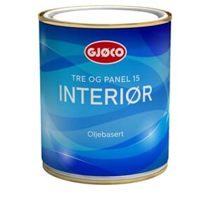 Gjøco Interiør 15 Hvit 0,75Ltr
