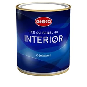 Gjøco Interiør 40 Hvit 0,75Ltr