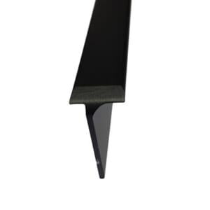 Dekklist Hjørneskjøt Sort