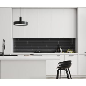 Kjøkkenpl 2124Km99 Black Gloss