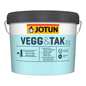 Jotun Vegg Og Tak Hvit/A 9Ltr
