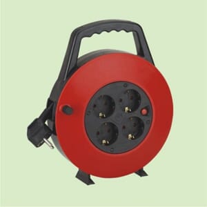 Kabeltrommel 10M 1Mm2 53X46Cm