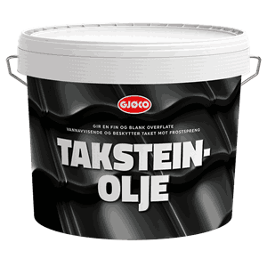 Gjøco Taksteinsolje Rød 10Ltr