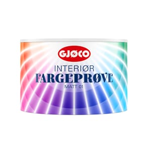 Gjøco Fargeprøve Int Hvit 0,45Ltr