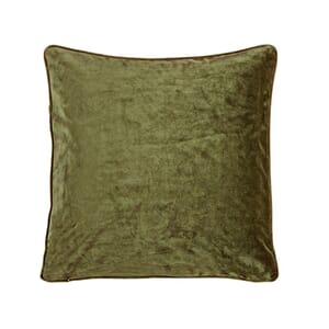 Velvet putetrekk oliven