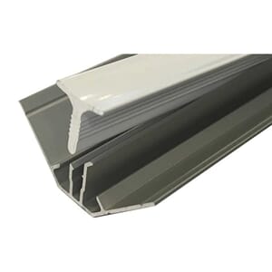 Hjørneprofil Innv Todelt Hvit 2400