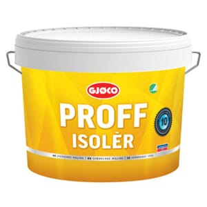 Proff Isoler 10 Hvit 9Ltr