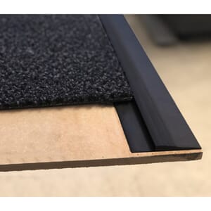 Avslutningslist Pvc Sort Nrf 1457332 7Mm25M