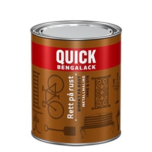 Quick Rettpårust Sort Bl 0,25Ltr