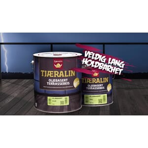 Tjæralin  Oljebasert Terrassebeis Gul 9 L