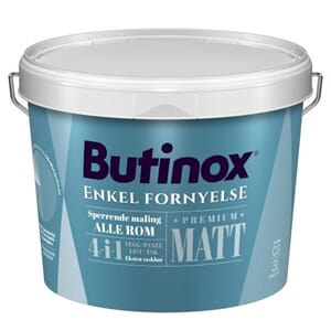 Butinox Premium Matt Hvit 9Ltr