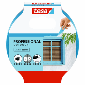 Malertape Outdoor 25M Blå 25Mm