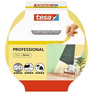 Malertape Proff 25M Gul 38Mm