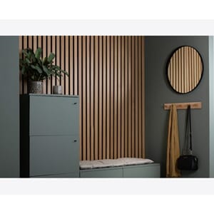 Golvabia  Ribwall Ek Natur 2400x600x18
