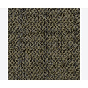 Teppeflis Golvabia Grid Square Green 50x50 241729