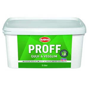 Proff Gulv Og Vegglim 5Ltr