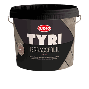 Gjøco Tyri Terrasseo Brun 5ltr