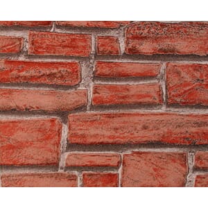 Tapet Murstein Rød Teglstein