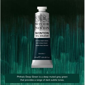 WN Winton oil 37ml 048 048 Phthalo Deep Green