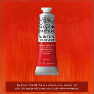 WN Winton oil 37ml 107 107 Cadmium Scarlet Hue