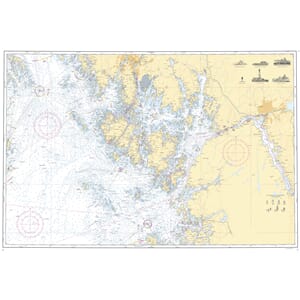 Fototapet Sjøkart Nr 1 360X240Cm