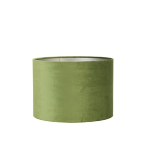 Shade Cylinder 30-30-21 Cm Chelsea Velours Olive Green