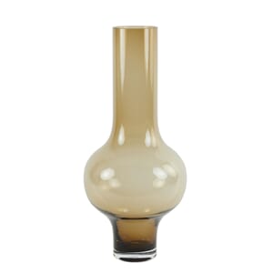 Vase Ø28X62,5Cm Kaela Glass Brown