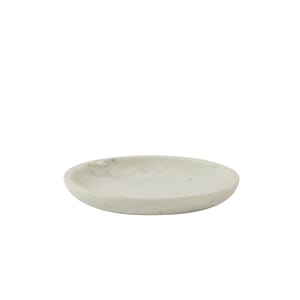 Dish Ø30X6Cm Noud Marble White