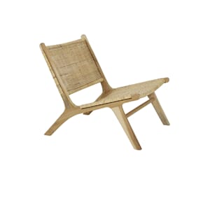 Chair 83X65X72Cm Subang Rattan Natural Teak