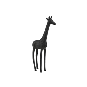 Ornament 18X7,5X37 Giraffe Matted Black