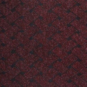 Polo Quadro 2M Rød Rilleteppe