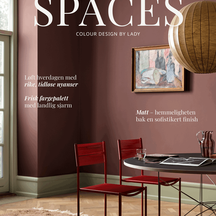 Nytt fargekart SOULFUL SPACES