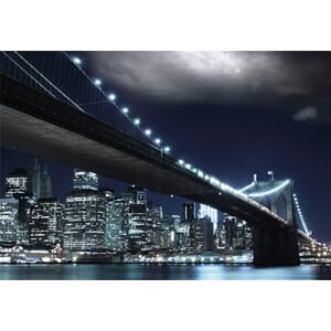 Fototapet Papir Brooklyn Bridge 366X254Cm