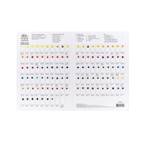 WN Professional Water Colour Dot Card A4 Prøvekort med 109 f