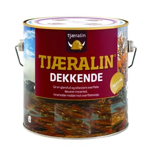 Tjæralin Dekkende Hvit/A-Base 9 L