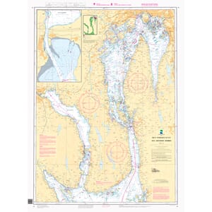 Fototapet Sjøkart Nr 4 177X240Cm