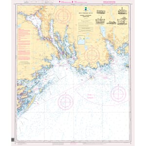 Fototapet Sjøkart Nr 5 204X240Cm
