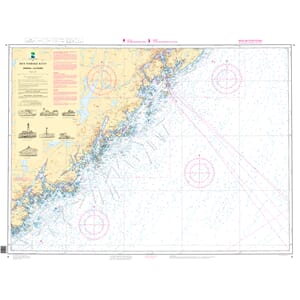 Fototapet Sjøkart Nr 8 320X240Cm